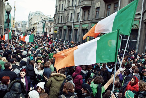 Image of a St. Patrick's Day Parade