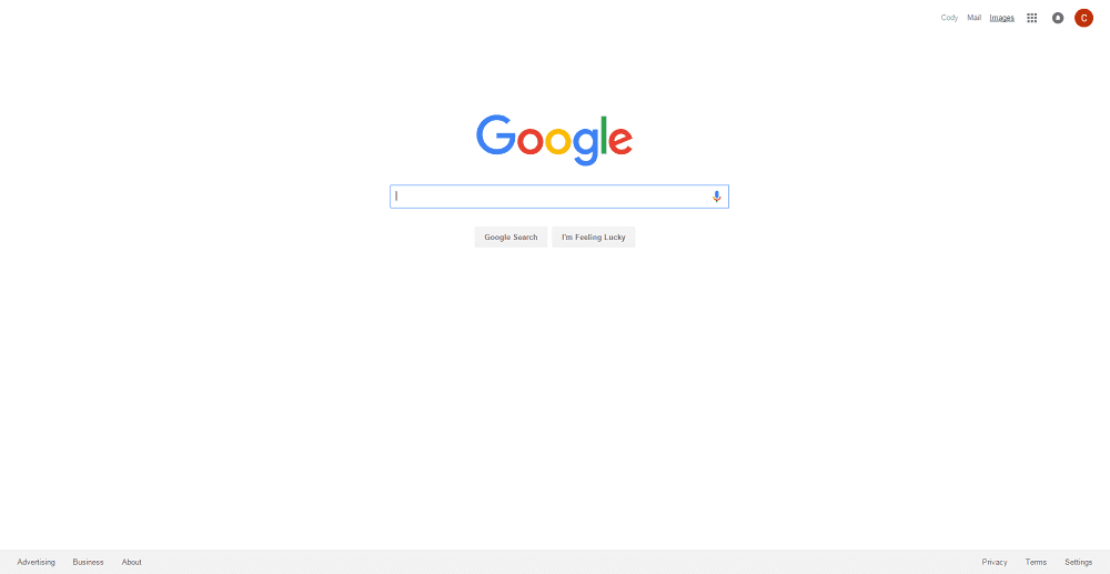 Google Homepage