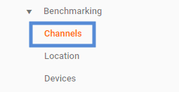 Industry Benchmarks source of traffic