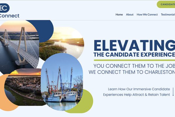 ExecConnect Homepage screenshot